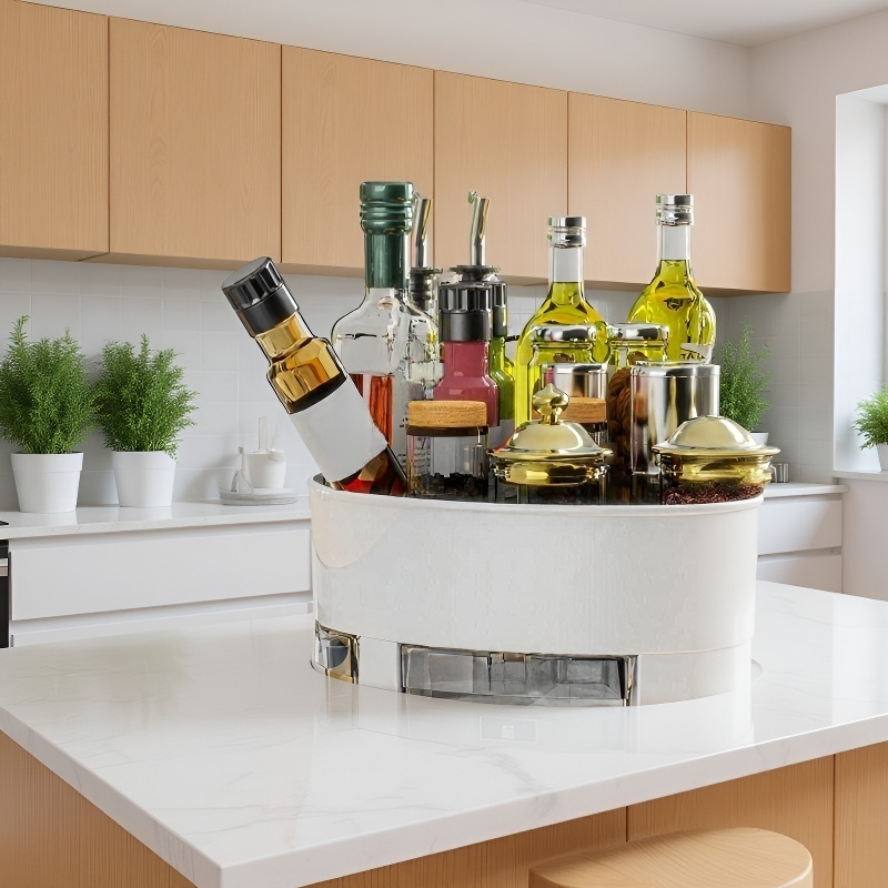 Modern design multifunctional spice rack storage box