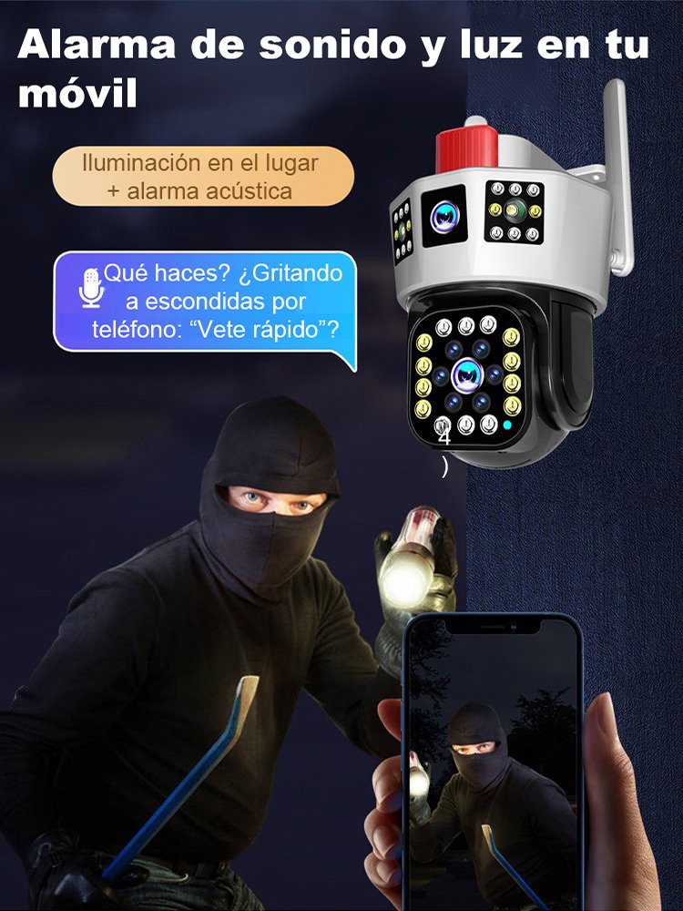 【Triple Ataque】Cámara solar de tres caras