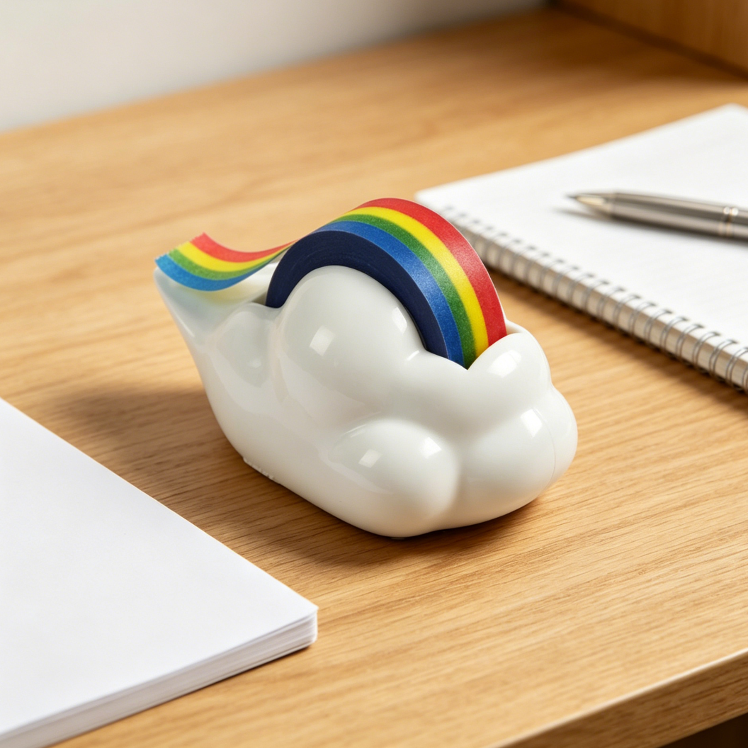 더들캣 다꾸 무지개 테이프