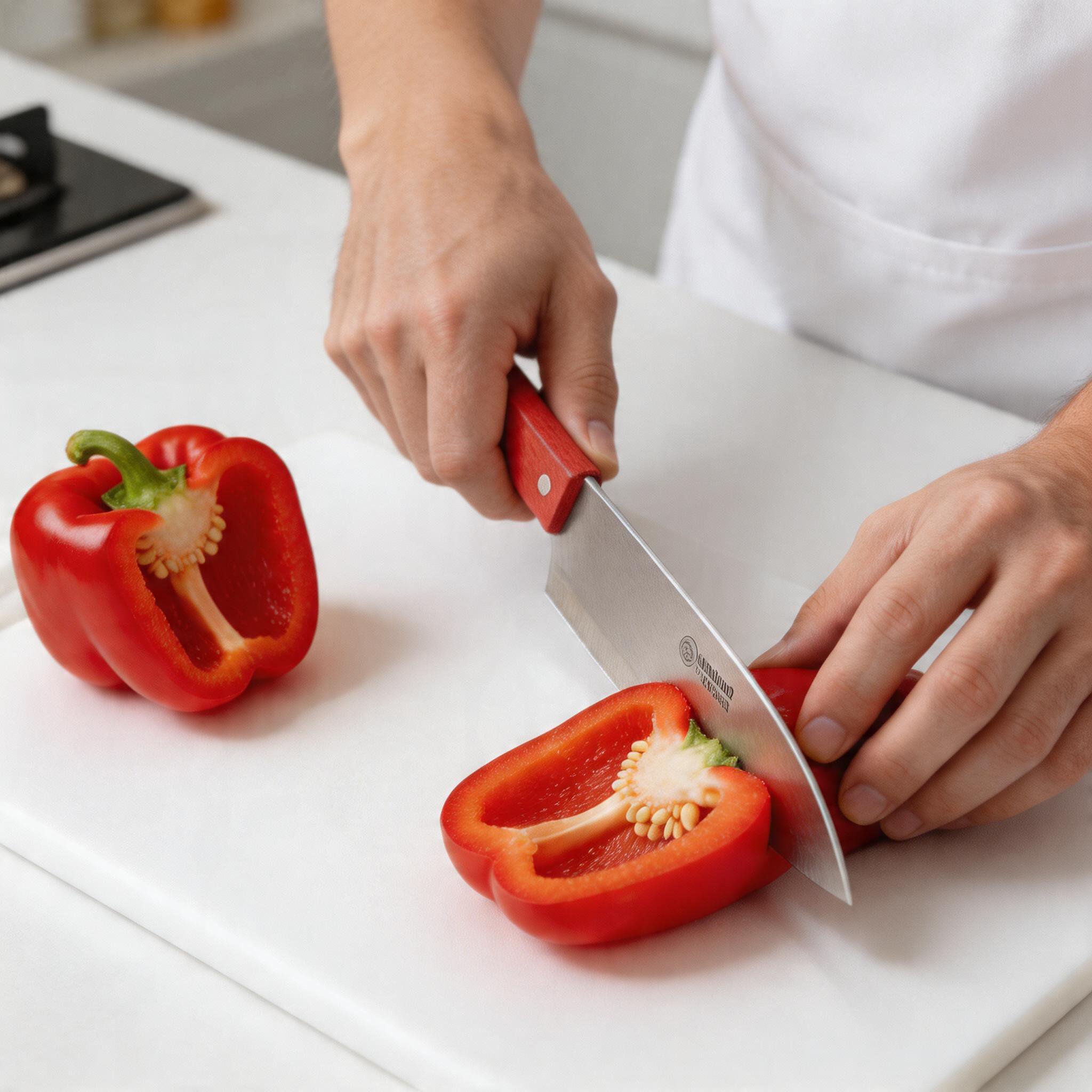 Küchen-Edelstahl Schneidemesser, zum Schneiden und Schälen von Gemüse und Obst