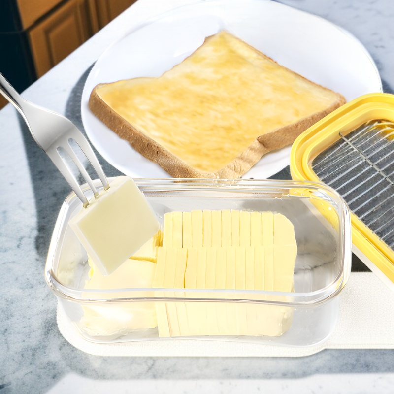 Kitchen Sealed Fresh-Keeping Box with Cutting Lid Multifunctional Storage Container