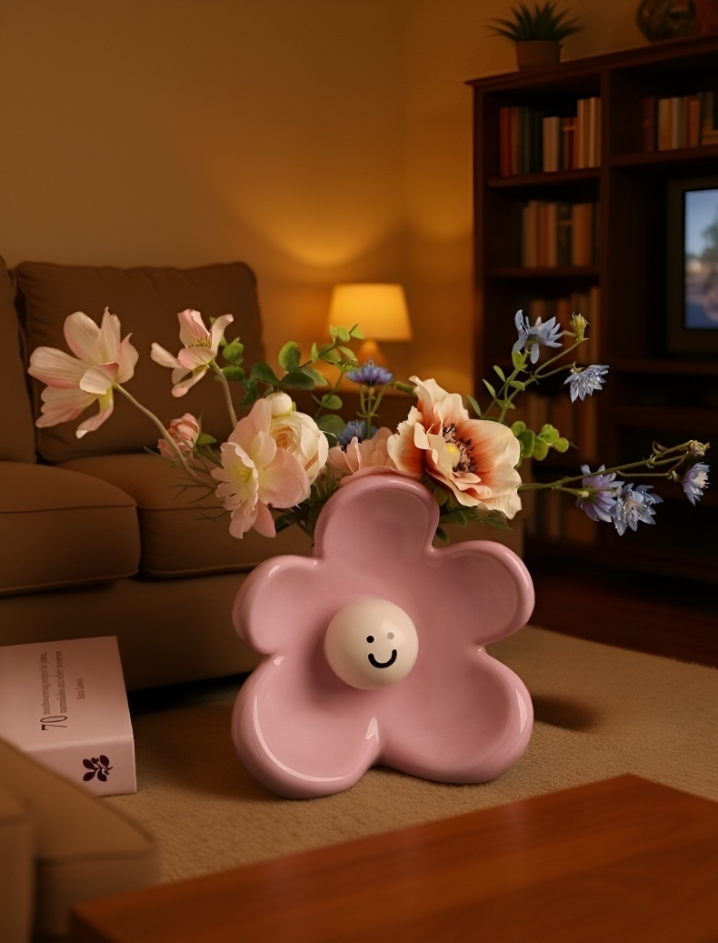 Süßes Design Keramikvase als Dekoration