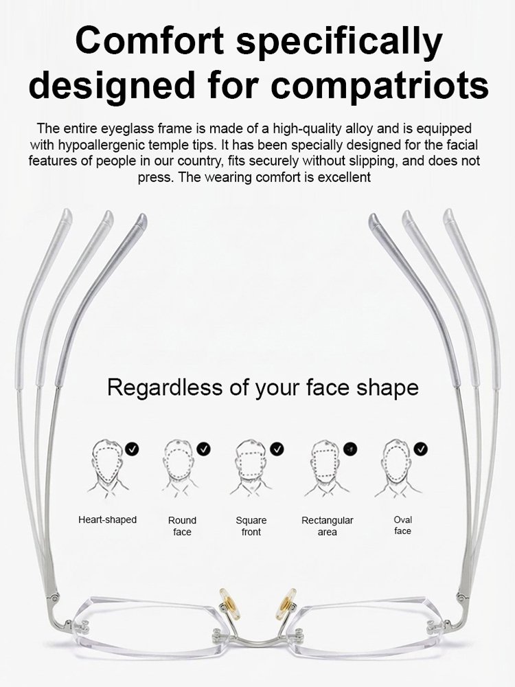 【Co-Created by Designers】Gypsophila Smart Zoom and Color-Changing Reading Glasses