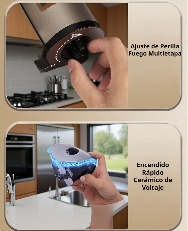 Estufa ligera y fácil de transportar