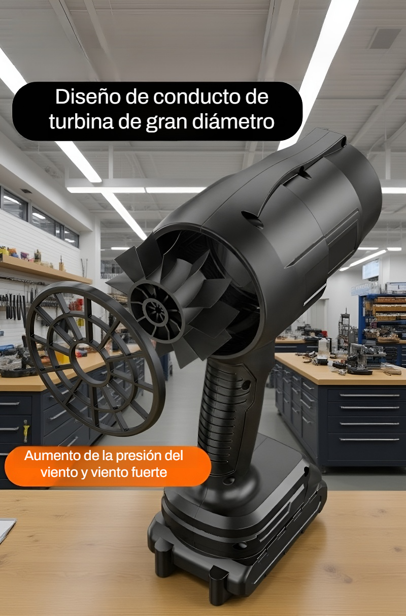 Embalaje original de la Súper Turbina de Mano