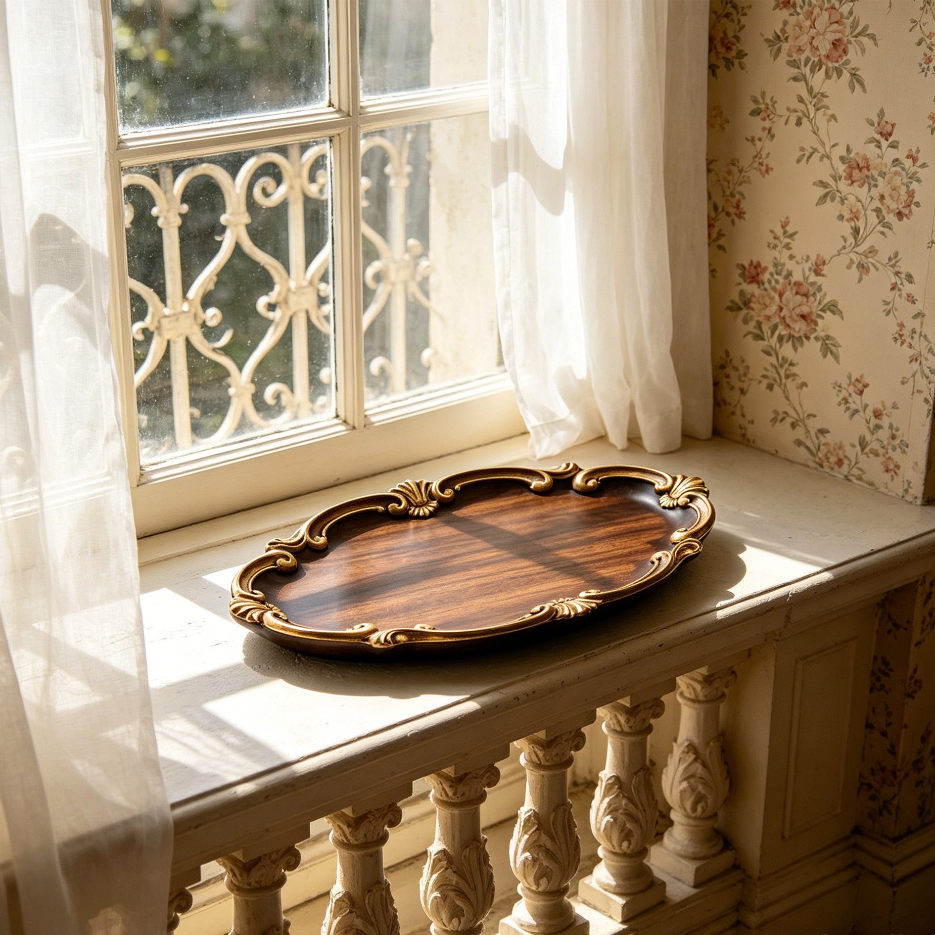 Black Walnut Wood Tray (Set of 4)