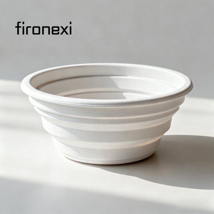 ชามพับได้แบบใช้แล้วทิ้งสำหรับการเดินทางกลางแจ้ง (แพ็ค 5 ใบ)