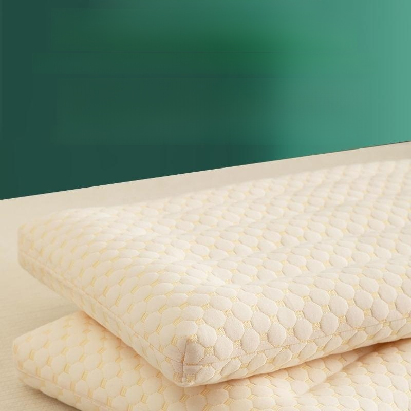 콩으로 채워진 목 지지용 낮은 베개