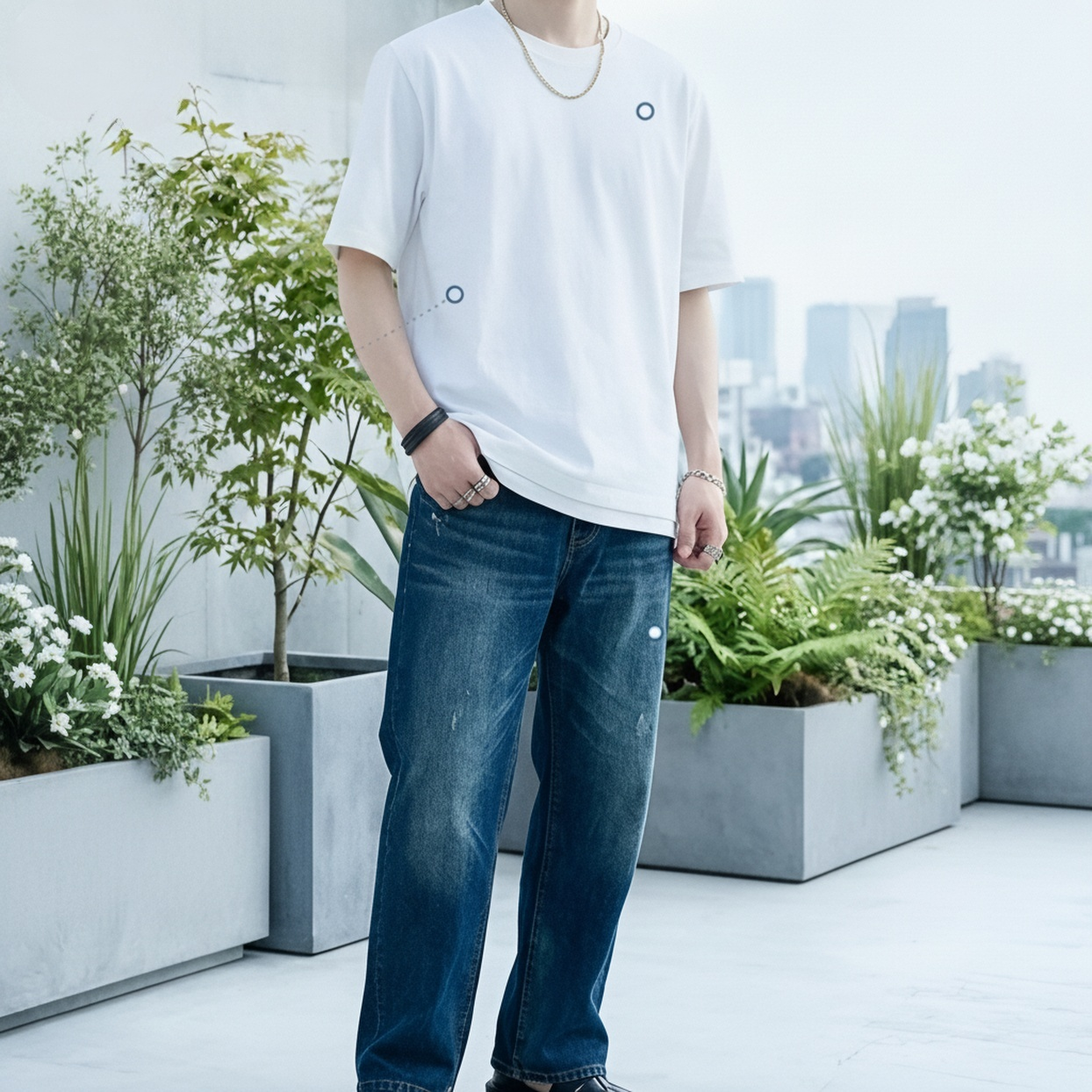 남성용 속건성 3기능 티셔츠