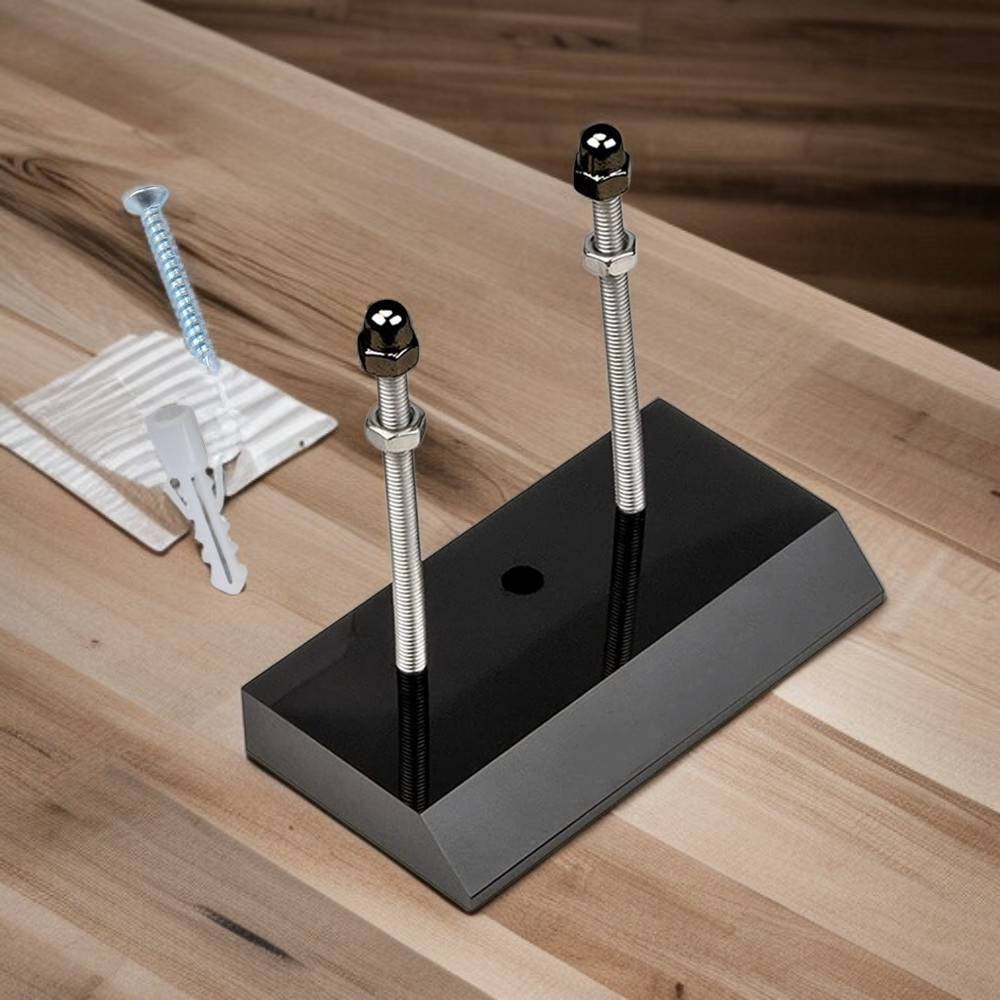 رف لوح تزلج بأربع عجلات من قطعة واحدة