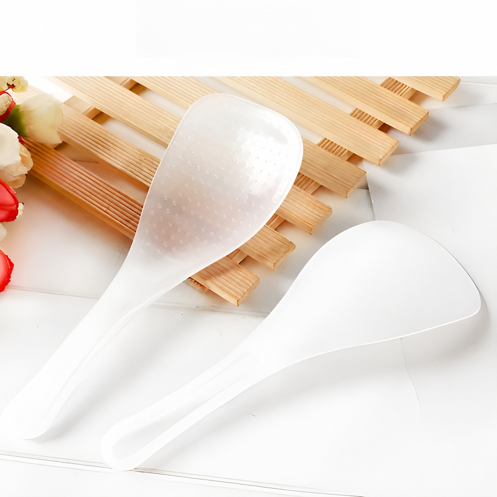 Non-stick Transparent Rice Scoop