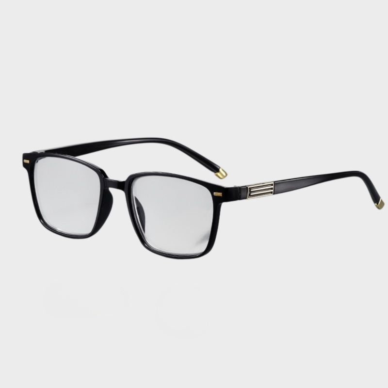 Rural-Style Vintage Black Reading Eyewear for Elderly – Sharp and Comfortable Vision