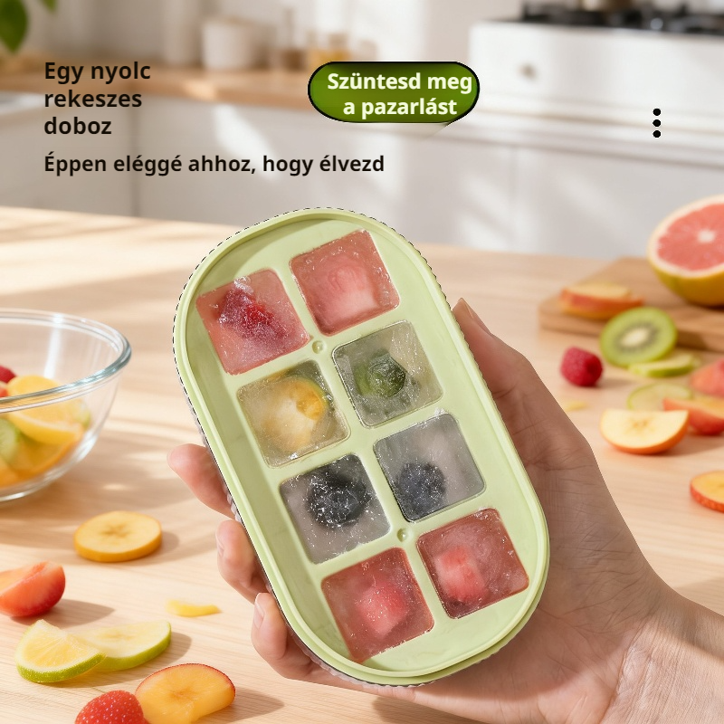 Fedeles jégkocka tálca, mini turmixhoz való jégforma, otthoni hűtőhöz alkalmas