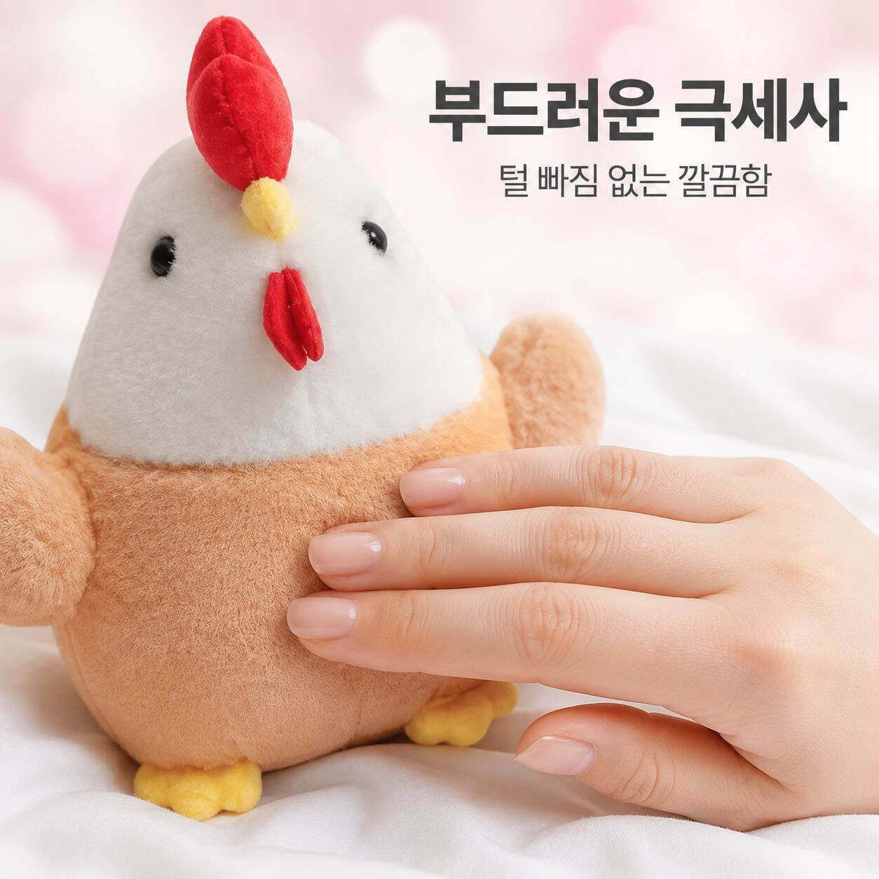 귀여운 인형 닭 봉제인형 부드럽고 편안한 여자 수면 베개