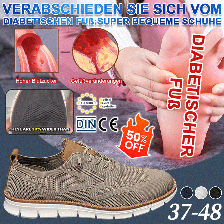 Abschied vom diabetischen Fuß: super bequeme Schuhe