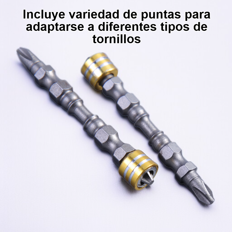 Juego de puntas para destornillador eléctrico