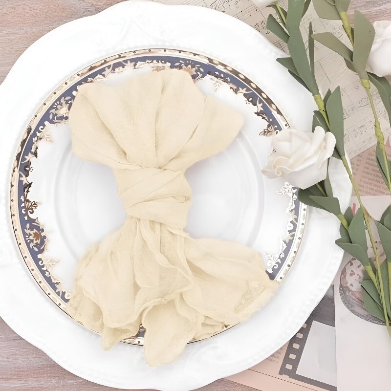 Square crepe placemats