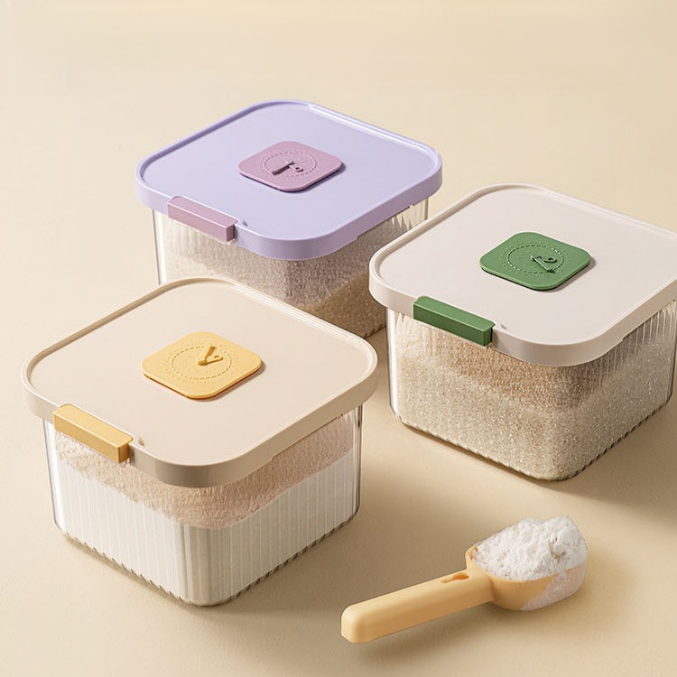 กล่องเก็บข้าวสารขนาดใหญ่สำหรับบ้าน กล่องข้าวสารป้องกันแมลงและความชื้น