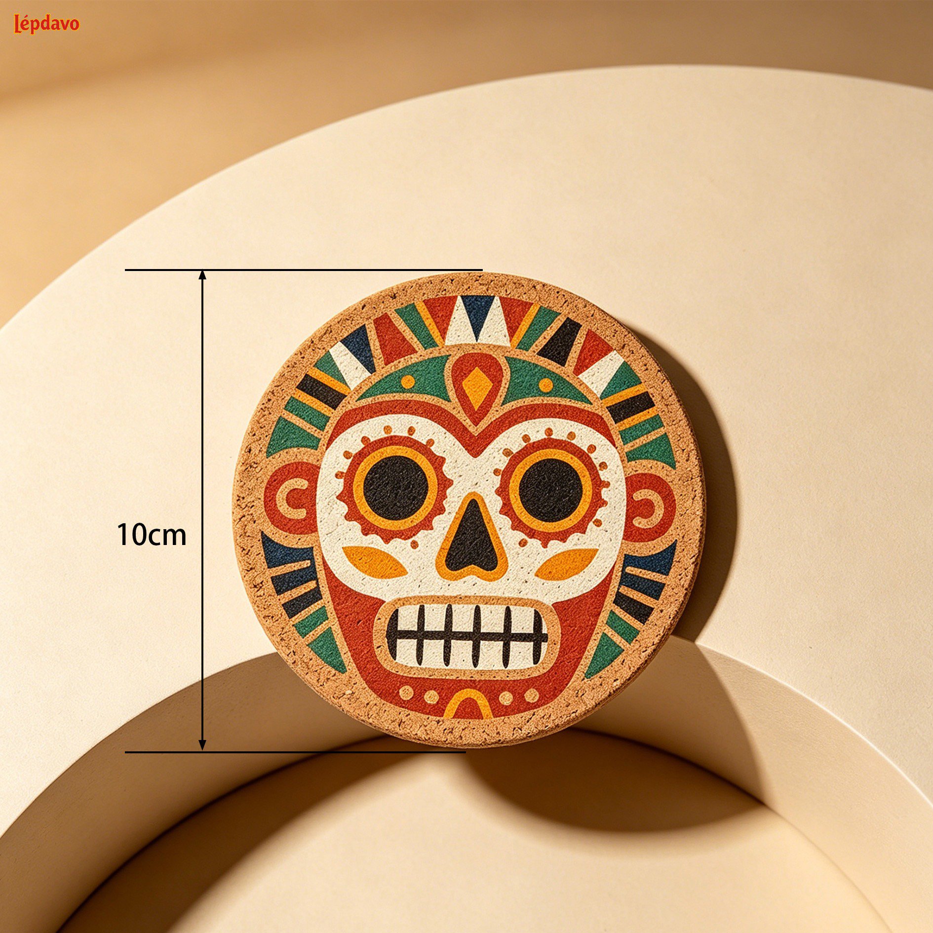 Posavasos decorativos con estilo contemporáneo