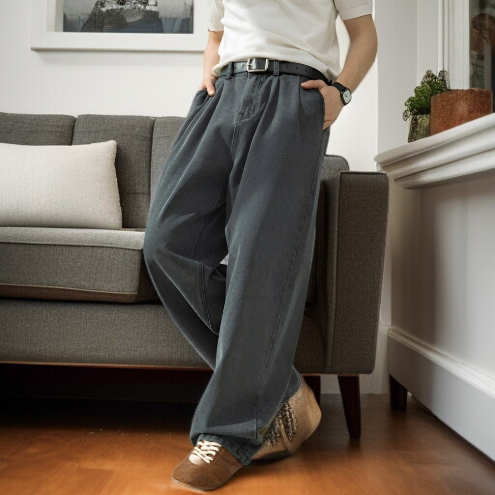 Vintage Waschung Jeans