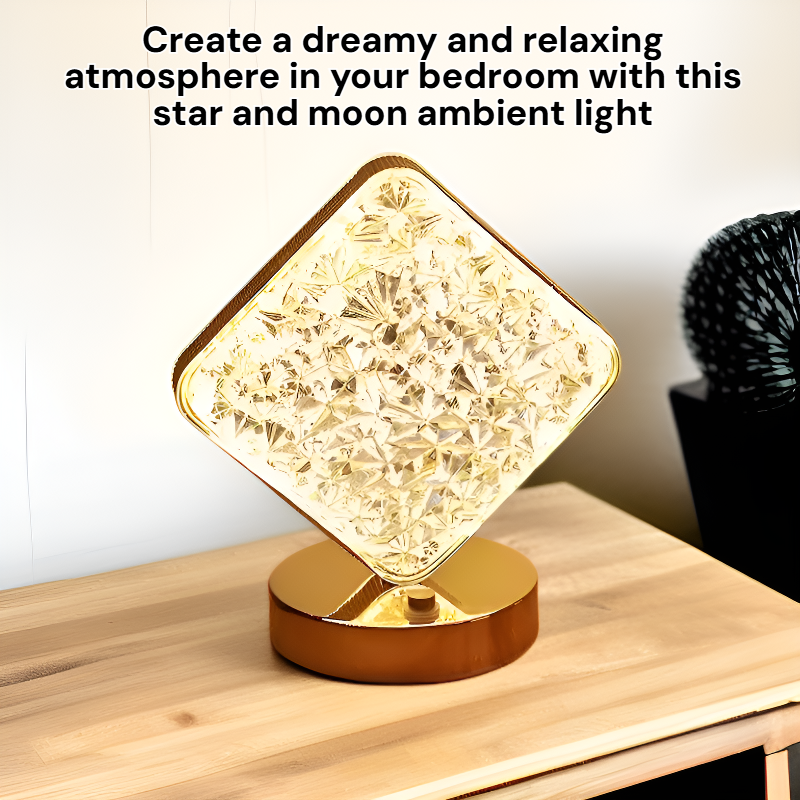 Bedroom bedside star and moon ambient light