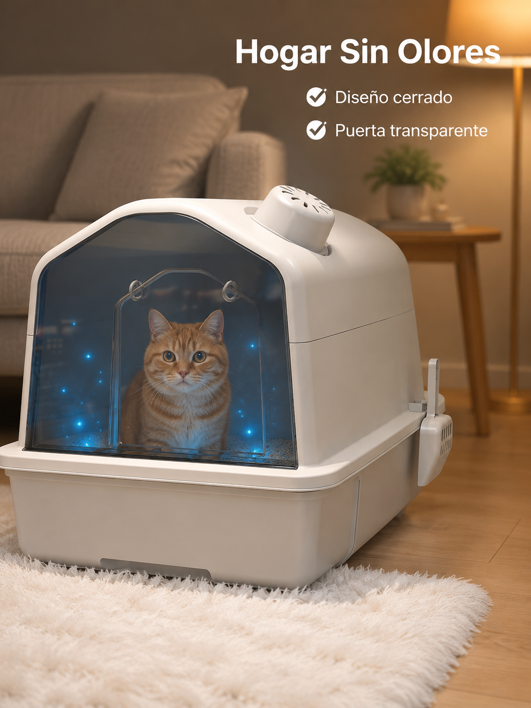 Bac à litière extra large pour chat