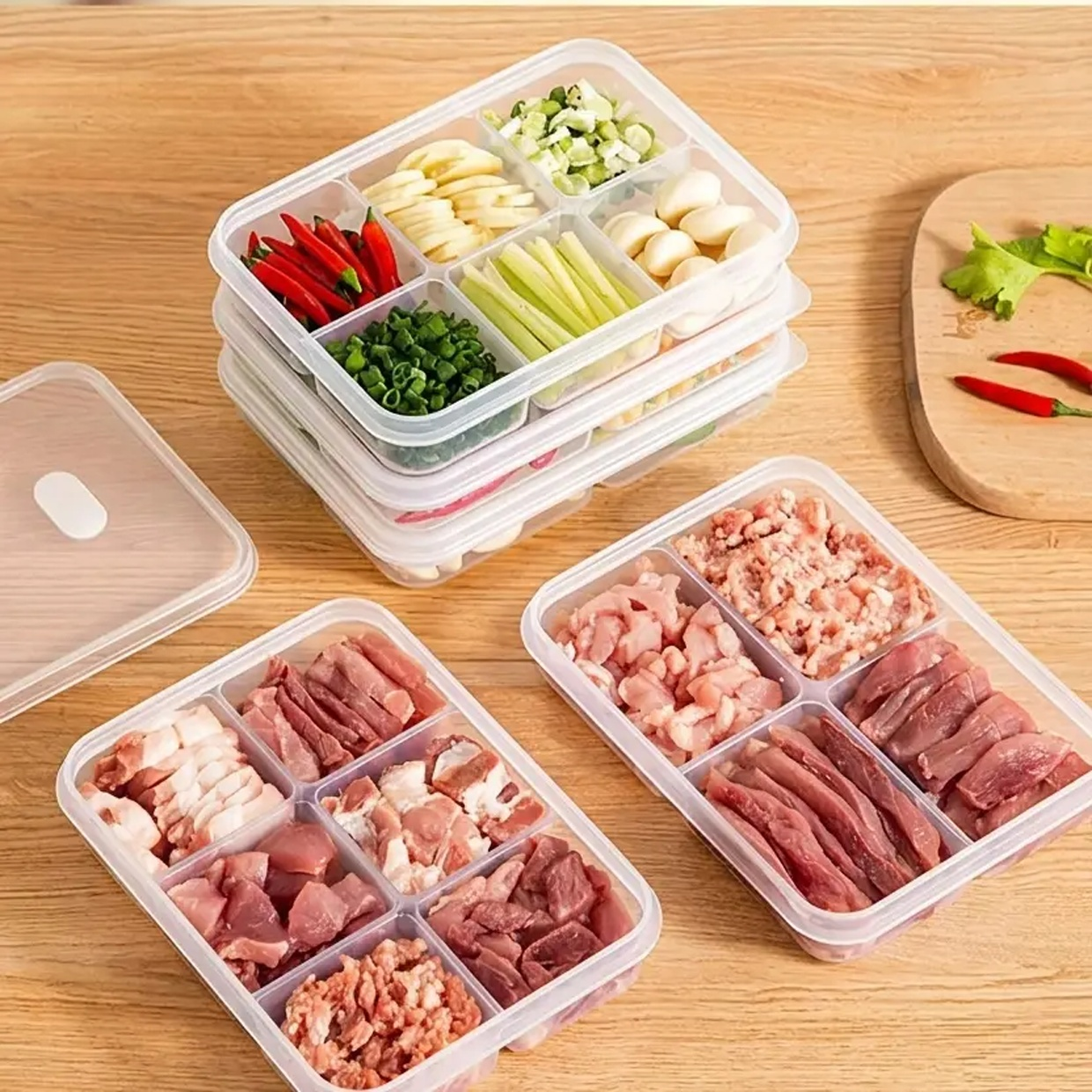 冰箱專用凍肉分格儲存盒