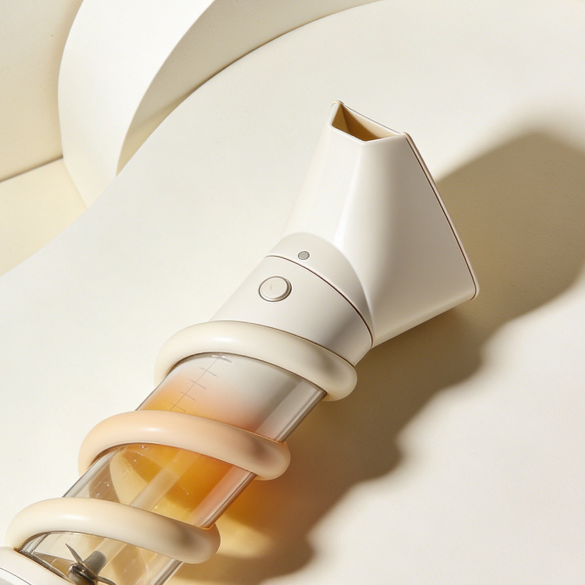 果物を入れたポータブルジューサー