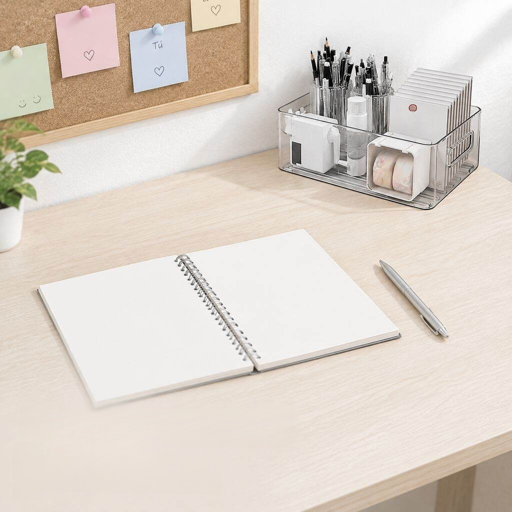 Diseño moderno del organizador acrílico para espacios de oficina