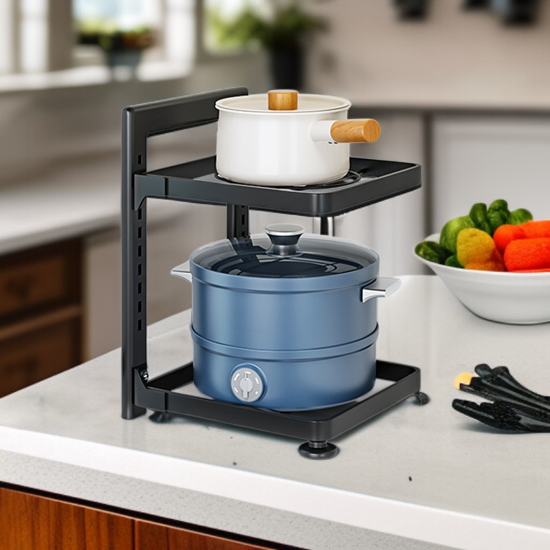 Under-Sink Cabinet Organizer Rack