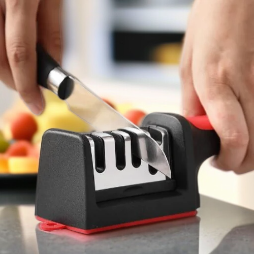  휴대용 3단계 칼 숫돌 다이아몬드 칼갈이