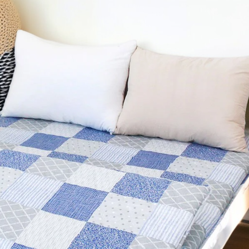 아르떼베딩 보드라운 피치스킨 사계절 요커버+솜포함 요매트