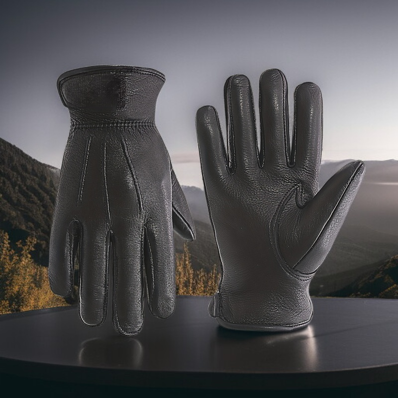 قفازات رجالية مبطنة مقاومة للرياح للأنشطة الخارجية