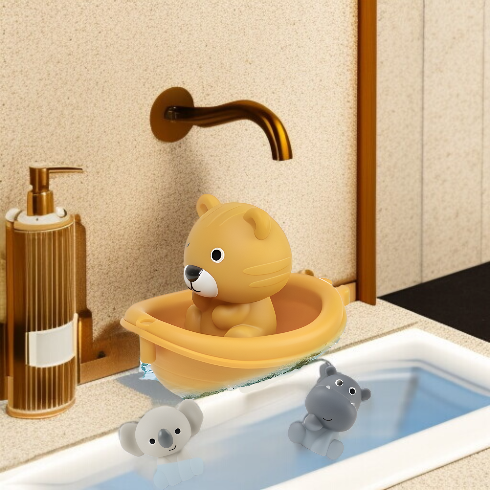 창의력을 키우는 어린이 욕실 장난감