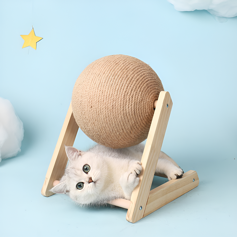 Griffoir vertical anti-chute pour chat