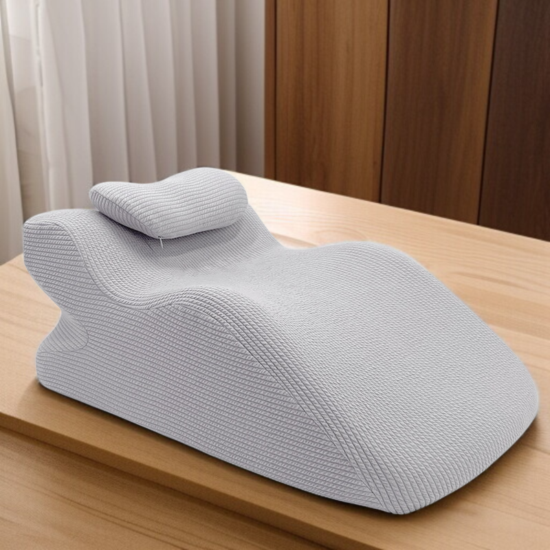 Backrest pillow supporting posture while prone sleeping