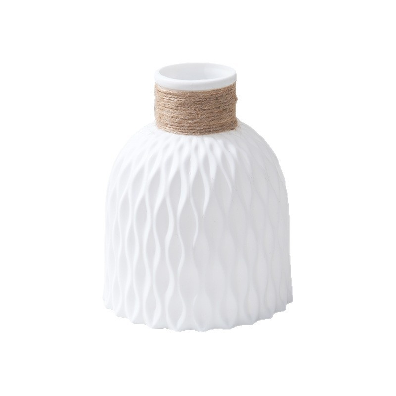 Einfache und langlebige Ananas-Kunststoffvase für Zuhause