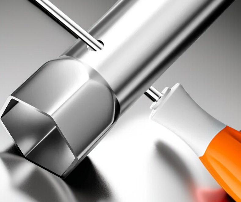 주방위 듀얼 워터프루프 렌치 내육각 방수꼭지 탈부착 에너지 절약 공구 소켓 렌치와 듀얼 렌치는 모두 주방위 방수 공구로 탈부착 설치 에너지 절약 등의 작업에 사용할 수 있다