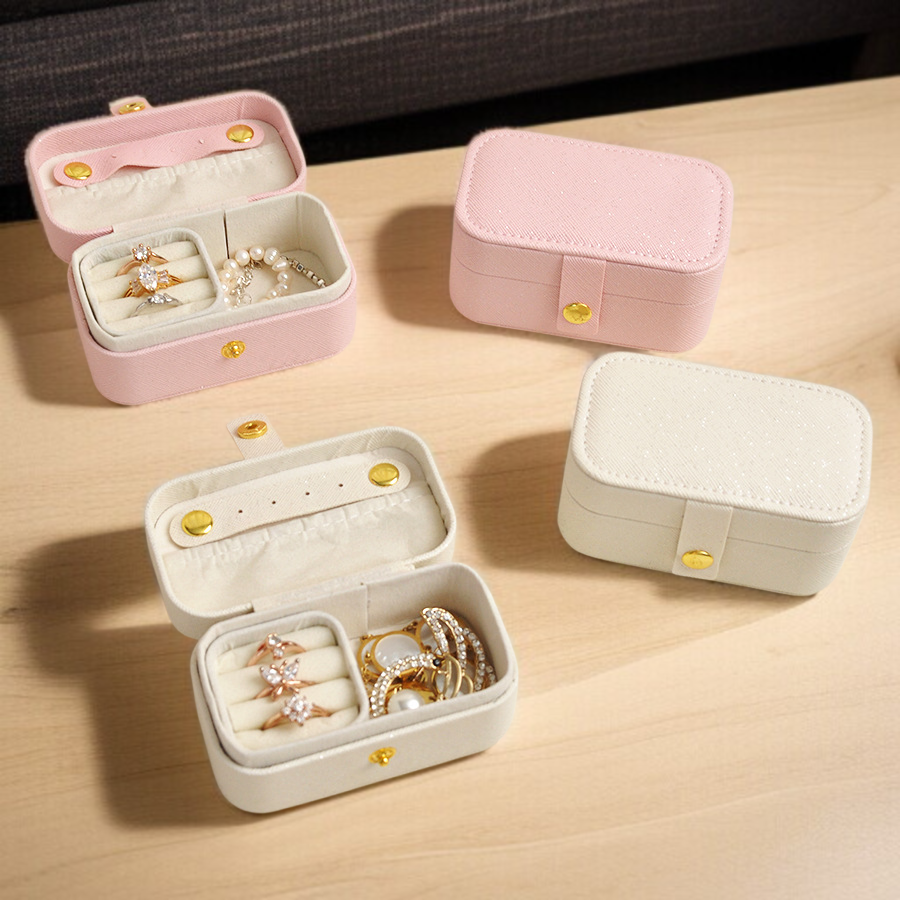 Kompakt utazó ékszerrendező doboz