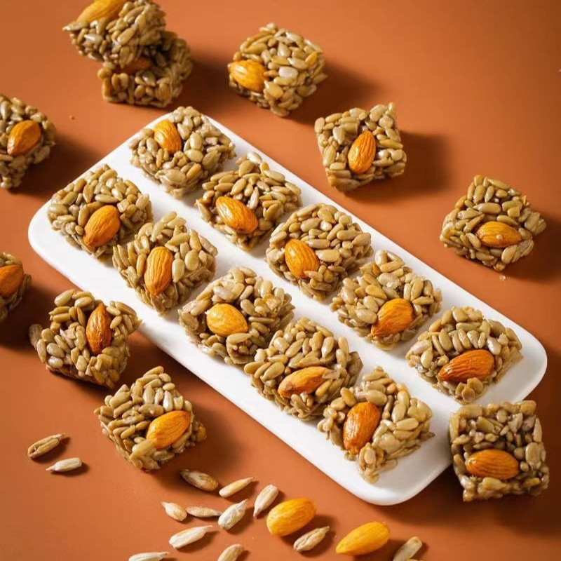 整箱營養瓜子酥 休閒食品葵花籽堅果炒貨 巴旦木營養瓜子酥