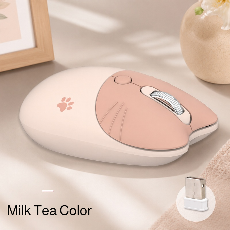 Silent click office mouse for productivity
