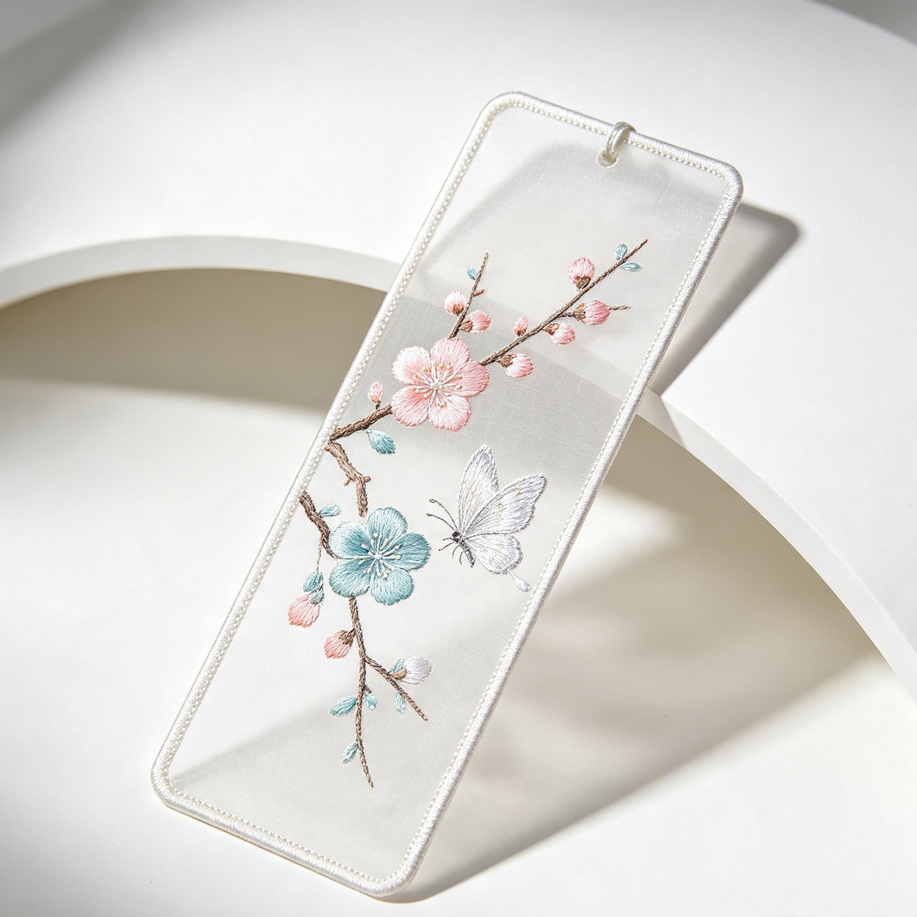 Suzhou embroidery double-sided bookmark