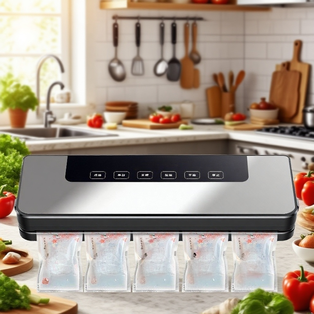 紫外線殺菌機能付き多機能真空包装機