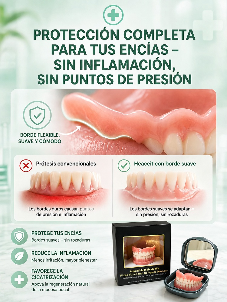 Estuche portátil para dentaduras postizas
