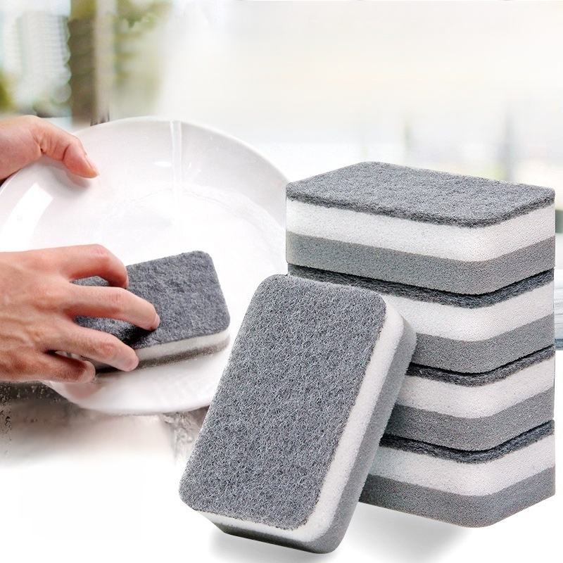 Esponja de limpieza duradera de doble capa