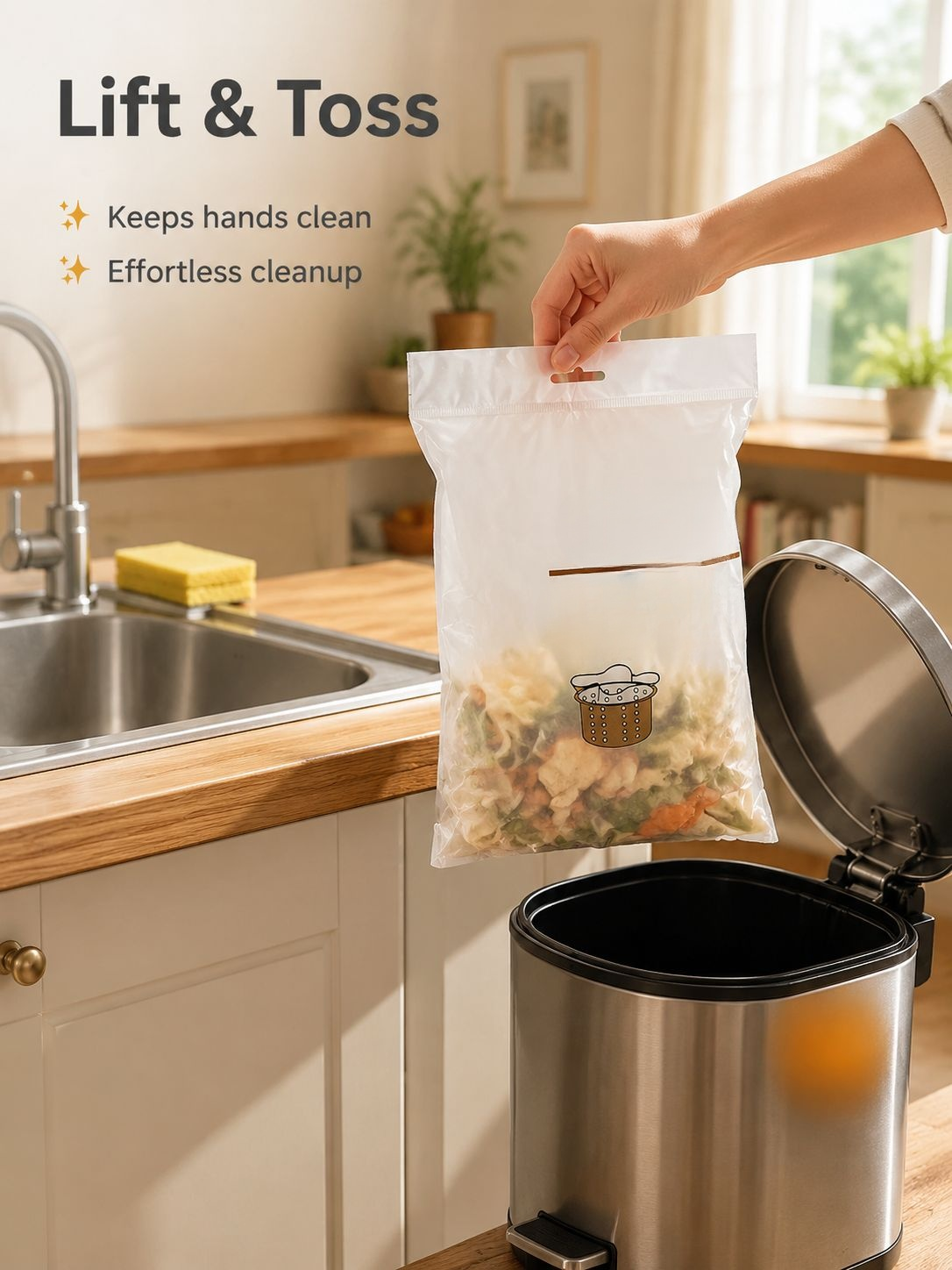 Pack of Disposable Sink Filters for Daily Kitchen Use
