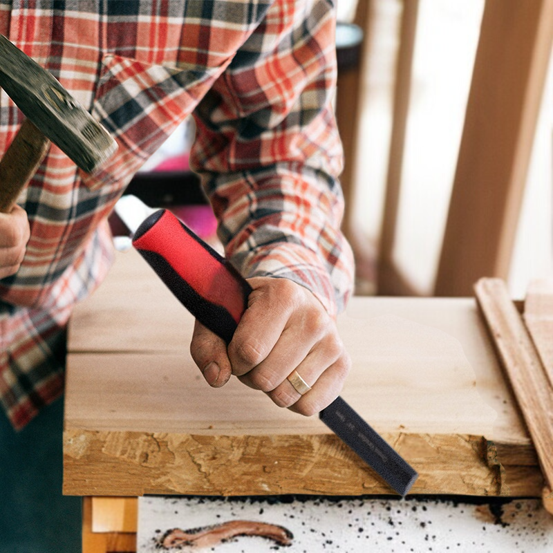 木工彫刻用具セット ハンドメイド特殊平ノミ 大工たたき トリミングノミ スルーハンドル 木工彫刻セット