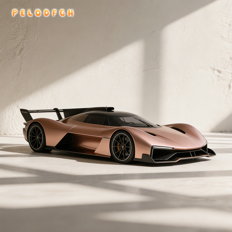 Závodní elektrické auto s pohonem všech čtyř kol, vodotěsné a odolné proti pádu.