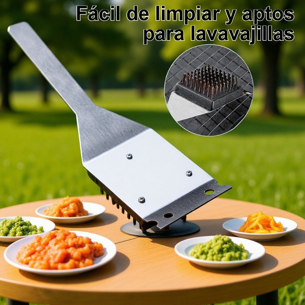 Accesorio de limpieza para parrillas al aire libre