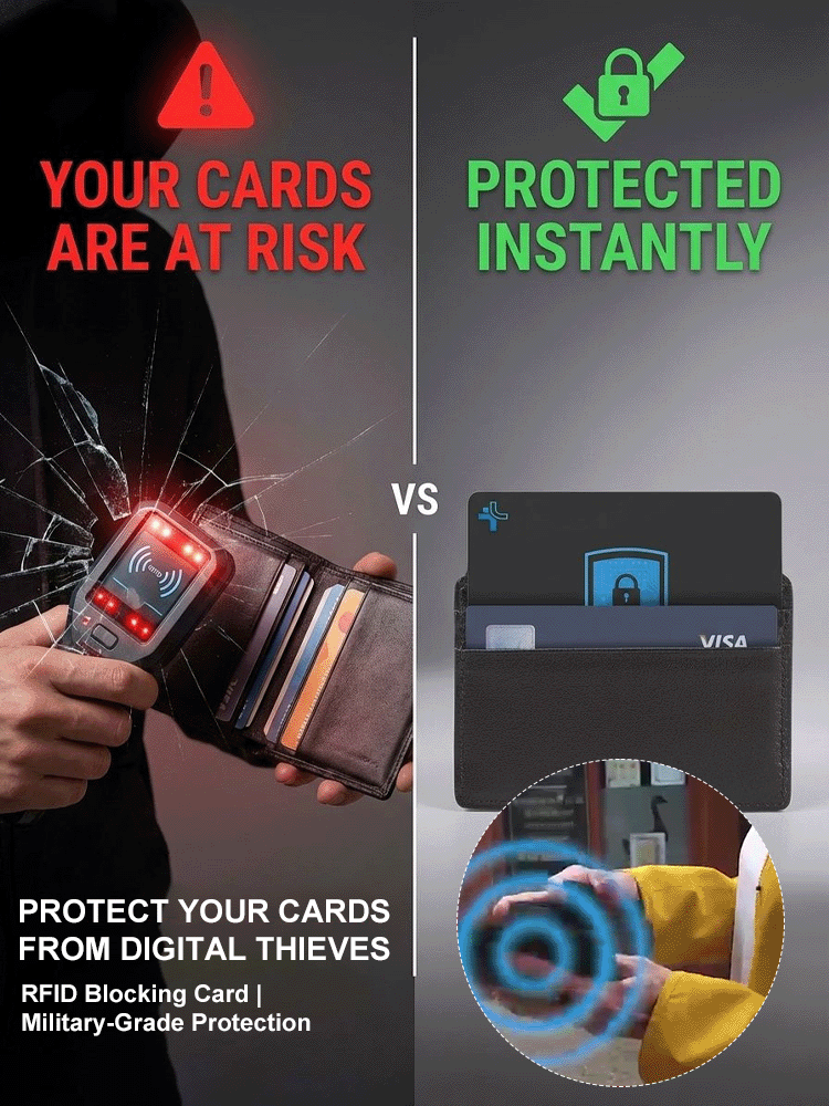 【Protect Your Credit Card】Anti-RFID Skimming Card
